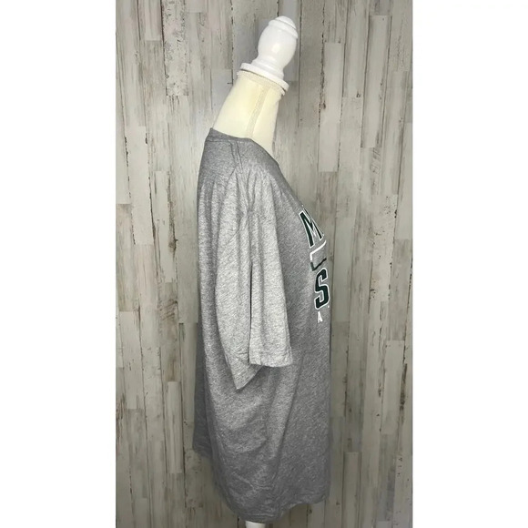 NWT Michigan State Spartans Men's‎ XL Heather Gray T-Shirt Short Sleeve - Picture 3 of 5